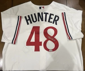 Torii Hunter Minnesota Twins MLB Jersey White Beckett Authentication Baseball - Picture 1 of 3