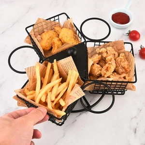 Fries Basket Practical Food Container Multipurpose Rotatable Fried Chicken - Picture 1 of 7