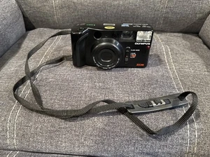 Olympus Quick Shooter Zoom Point Shoot 35mm Film Camera Works Great New Battery! - Picture 1 of 12