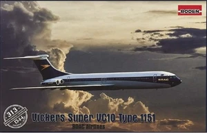 Kit modelo de plástico Roden 1/144 Vickers Super VC10 BOAC 313 - Imagen 1 de 1