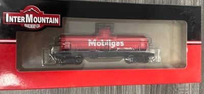 InterMountain Railway HO RTR 46316-28 ACF Type 27 8& Gal Tank Car Mobilgas NIB - Image 1 of 3
