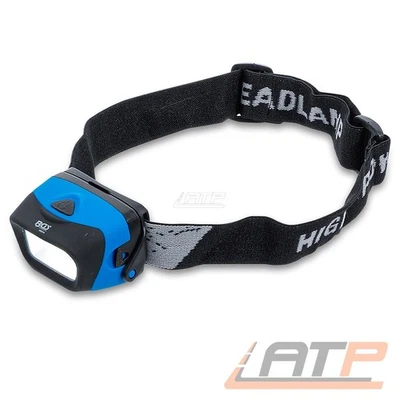 BGS COB-LED-STIRNLAMPE ARBEITSLEUCHTE HELLE STIRNLEUCHTE 120 LUMEN 3 W COB-LED - Bild 1 von 4