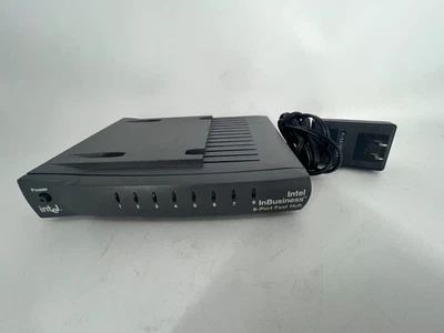 INTEL 697056-001 INBUSINESS 8 PORT HUB  w/ AC ADAPTER - Image 1 of 4
