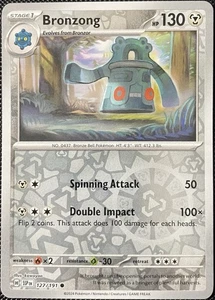 Bronzong 127/191 Sv08: Surging Sparks Reverse Holo - Pokémon Card - Picture 1 of 2