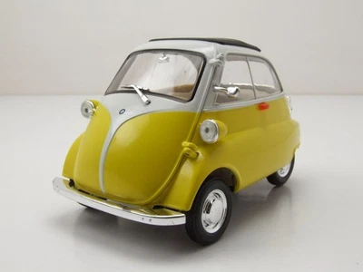 BMW Isetta Giallo Bianco Modellino 1:18 Welly - Immagine 1 di 4