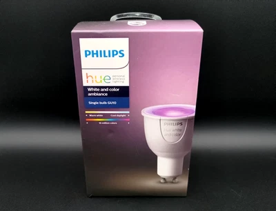 Philips Hue - GU10 BulbSmart Bulb - Colour/White Ambiance 250lm 6.5W - BRAND NEW - Image 1 of 3