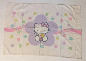 Hello Kitty Sanrio Double-sided Standard Pillowcase Cover vintage 2001 - Picture 1 of 5
