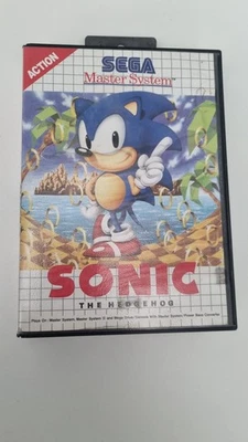 Sonic The Hedgehog Sega Master System Complete No Manual - Image 1 of 2