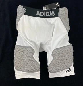 NEW Adidas Soft 5-Pad Football Girdle Adult Mens Shorts White IP9106 - Picture 1 of 8