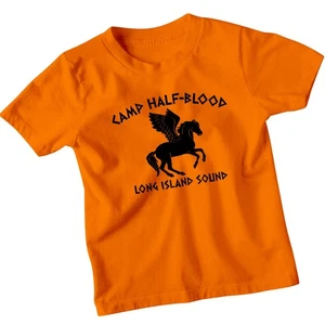 Camp Halbblut Kinder TShirt Buchliebhaber Mythologie Halloween Jungen Mädchen - Bild 1 von 4
