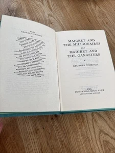 Maigret und die Millionäre, Maigret und die Gangster von Georges Simenon Buch - Bild 1 von 3