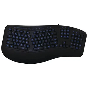 Adesso Tru-Form Wired Keyboard Black (AKB-150EB) AEOAKB150EB - Picture 1 of 2