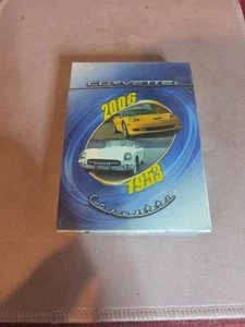 Corvette Playing Cards GM Producto con Licencia Oficial 1953-2006 NUEVO PAQUETE SELLADO - Imagen 1 de 9