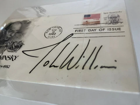 Unique Item - John Williams Original Autograph - Star WARS Cover