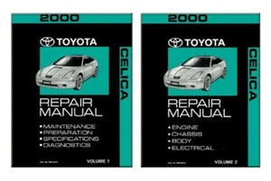 2000 Toyota Celica Shop Service Repair Manual Book Engine Drivetrain OEM - Picture 1 of 7