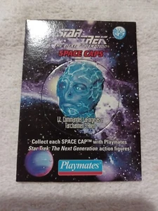 Star Trek TNG - Playmates Space Cap Trading Card - LaForge as Tarchannen Alien - Picture 1 of 1