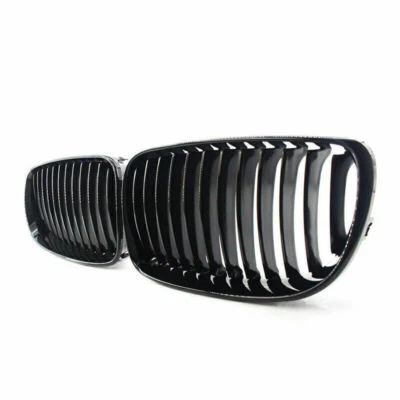 Front Bumper Grilles Gloss Black For BMW E81 E82 E87 E88 128i 130i 135i 07~2013 - Image 1 of 4