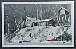 Anchorage AK Real Photo Postcard Alaskan Home a Cache SHIPS FREE - Picture 1 of 2