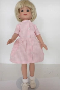 Vintage Betsy Mc Call Doll 14" Pink Gingham Dress No Box Hat & Belt As Is - Picture 1 of 7