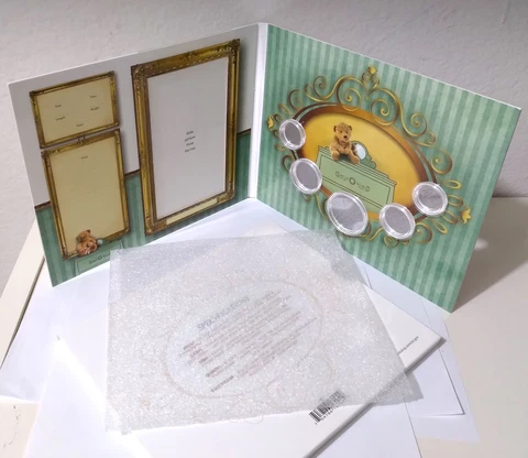 🎀 2020 US Mint Birth Coin Set EMPTY Package / Everything but the coins Cover