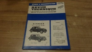 REVUE TECHNIQUE CITROËN TRACTION 7 - 11 et 15 six tous modèles 1934 à 1957 - Imagen 1 de 1
