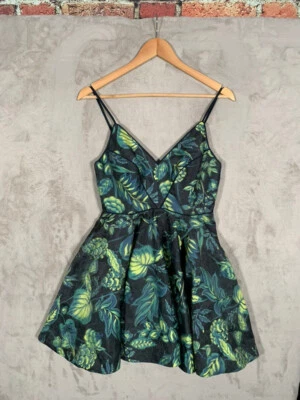 Silence + Noise Hologram Fit & Flare Mini Dress Urban Outfitters Size 4 - Image 1 of 4