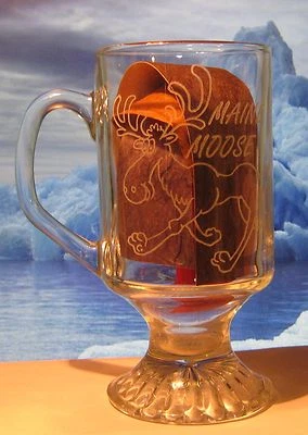 Taza de café irlandesa Maine Moose cacao caliente chocolate postres personalización gratuita Foto 1 de 4