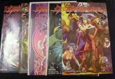 DARKSTALKERS NIGHT WARRIORS 1-3 A B UDON CAPCOM COMIC SET COMPLETE CHONG 2010 NM