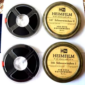 DEFA Heimfilm Nr. 146-147 - Schneewittchen 1 u. 2 - 8 mm - 60 m - Schwarz-Weiß - Bild 1 von 4