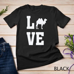 I Love Camels - Animal Camel Lover Silhouette Image Unisex T-Shirt - Bild 1 von 15