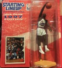 Hakeem Olajuwon 1997 Houston Rockets Starting Lineup Basketball Hall of Fame NIB