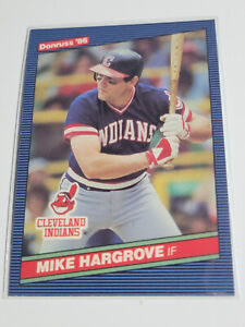 MIKE HARGROVE 1986 Donruss #590.   INDIANS