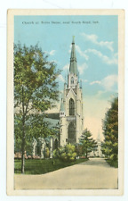 SOUTH BEND,INDIANA-CHURCH AT NOTRE DAME-W/B-PM1923-(IN-S)