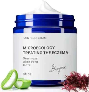 All Natural Eczema Soothing Cream Made with Sea Moss! Sensitive Skin Dry Skin Hy - Picture 1 of 4