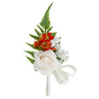  Wedding Party Boutonniere Couple Decoration Groom and Best Man Dinner Dress