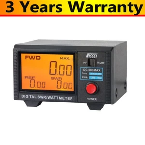 3.5-in NISSEI DG-503MAX SWR Meter CW/FM/SSB/AM/DMR Meter HF/VHF/UHF 1.6-525Mhz - Afbeelding 1 van 1