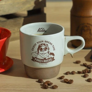 Japón Studio Ghibli Porco Rosso Stack Mag Cup Limited "Kalita x Hasami ware" - Imagen 1 de 13