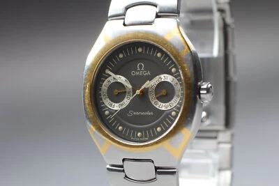 [Exc+5] OMEGA Seamaster Polaris 396.1222 Cal.1444 Gris Qz Ti De JAPÓN X924 Foto 1 de 4