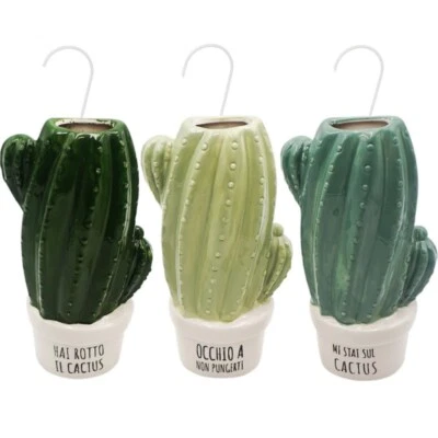 Set 3 Umidificatori Per Termosifone Calorifero Evaporatori con Gancio CACTUS6355 - Immagine 1 di 4