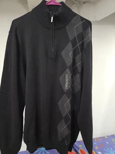 Neu mit Etikett Van Heusen 1/4-Reißverschluss Pullover Sweater für Herren Größe L - Bild 1 von 4