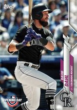2020 Topps Opening Day #52 David Dahl Colorado Rockies