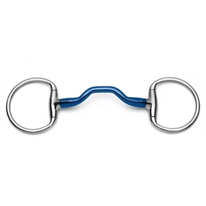 Cavalon Eggbutt Low Port Mullen Sweet Iron Snaffle Bit - Picture 1 of 5