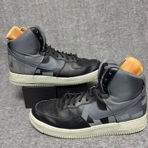 Nike Air Force 1 Shoes High Tops 07 LV8 Mens Size 12 Black Gray AV8364 NO STRAP - Picture 1 of 23