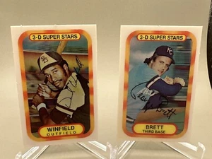 1977 Kellog's 3-D Super Stars 57 Card Set - BRETT- ROSE- CAREW-CARLTON-WINFIELD - Picture 1 of 7