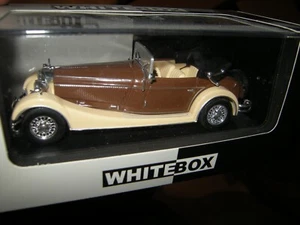 Scatola bianca 1:43 Mercedes-Benz SS beige/marrone in confezione originale - Foto 1 di 1
