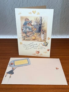 Vintage Hallmark Vera The Mouse "Thank You For A Wonderful Time" Greeting Card - Picture 1 of 7