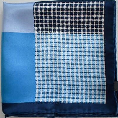 New FAIRFAX EXCLUSIVELY FOR BARNEYS New York SILK Pocket Square Handkerchief - Image 1 of 4