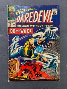 1967 DEC ISSUE #23 DAREDEVIL "DD GOES WILD!" 12 CENT SILVER AGE COMIC 3722 - Picture 1 of 3