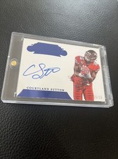 2018 Panini Flawless Sapphire Collegiate COURTLAND SUTTON RC Auto SMU 15/15