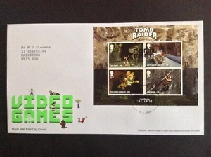 Videojuegos GB 2020 M/Hoja en dirección tipográfica cubierta del primer día, Sheffield S/H/S - Imagen 1 de 1
